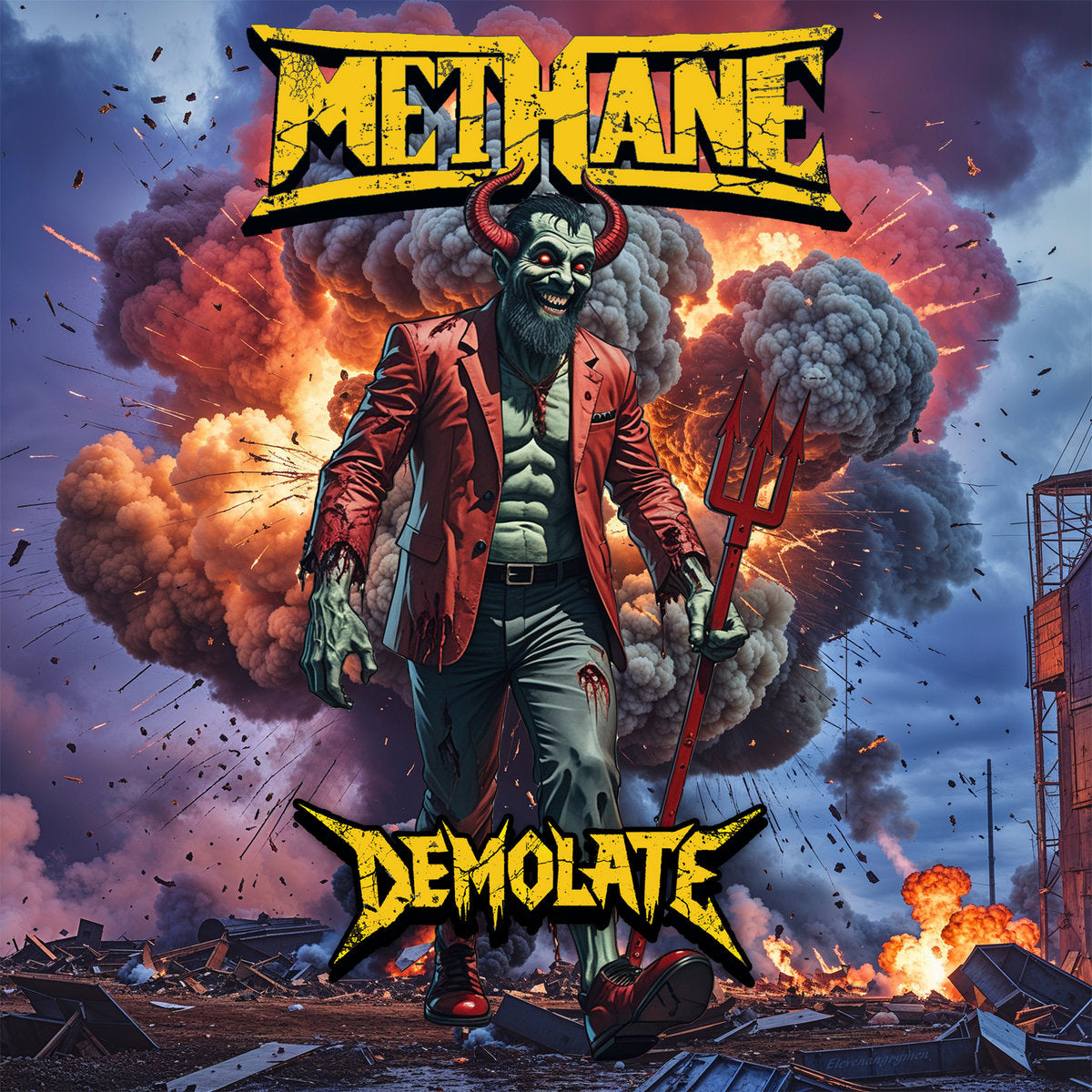Methane - Demolate [LP] — cover artwork