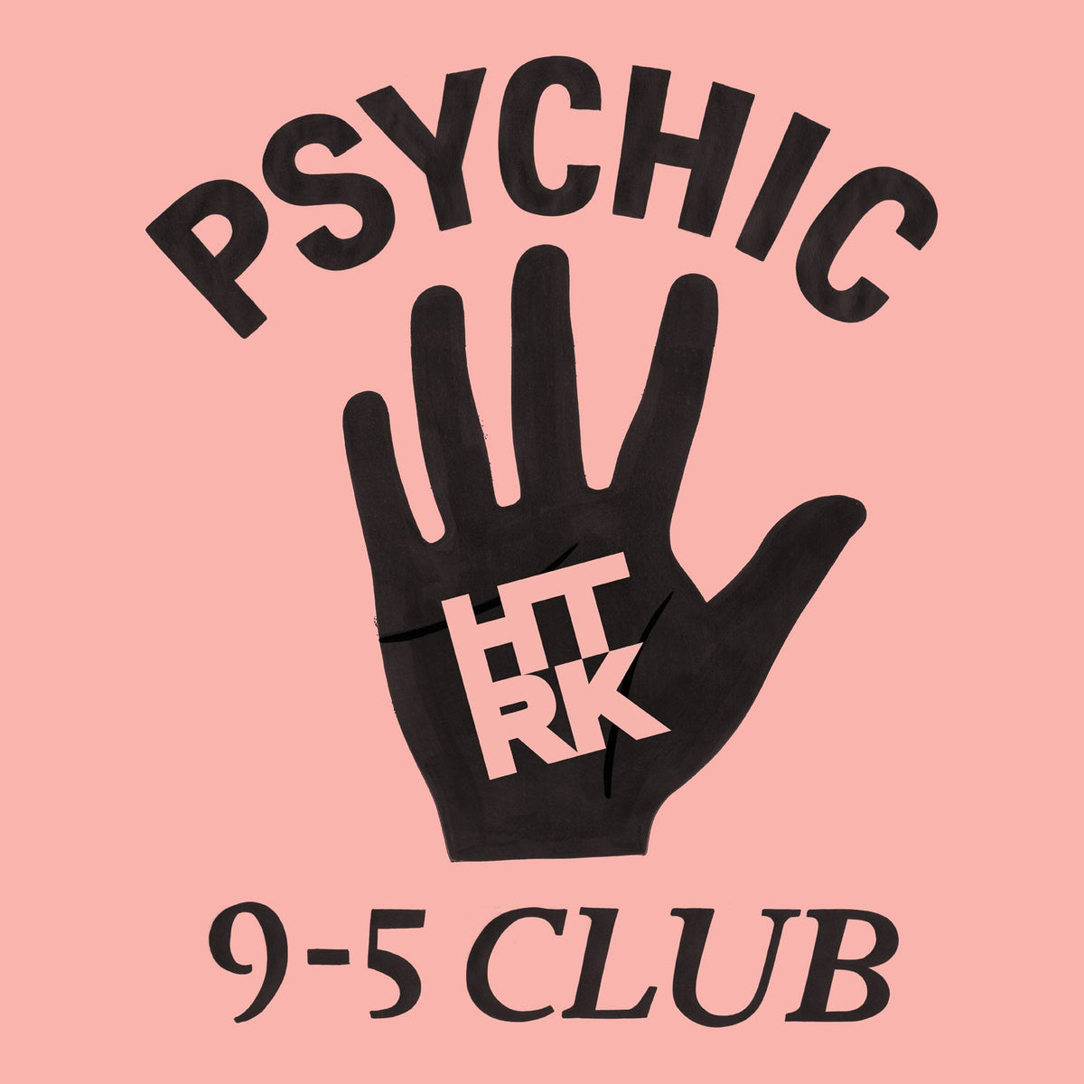 HTRK — Psychic 9-5 Club [Clear Pink Swirl LP] — cover artwork