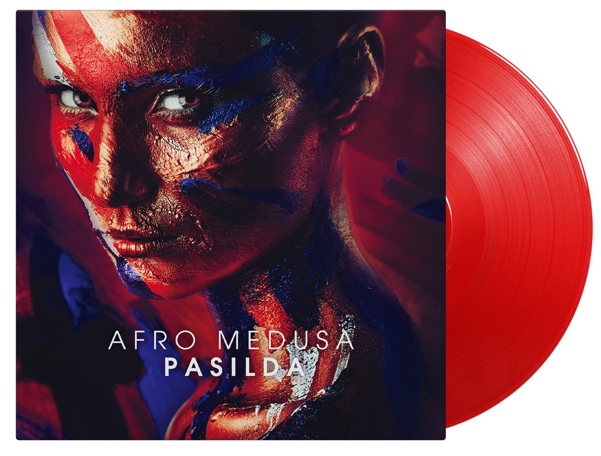 Afro Medusa — Pasilda [12" Red Vinyl] sleeve and translucent red record
