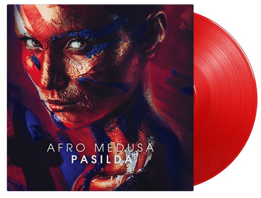 Afro Medusa — Pasilda [12" Red Vinyl] sleeve and translucent red record