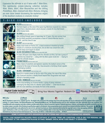 Alien 7-Movie Collection Blu-ray box set alternate view