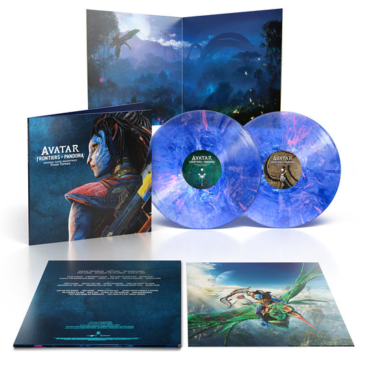 Pinar Toprak — Avatar: Frontiers of Pandora (Original Game Soundtrack) [Transparent Blue & Pink Vinyl] — cover and packaging