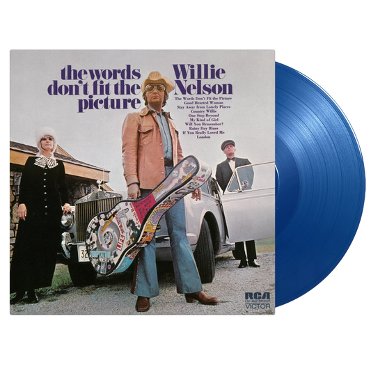 Willie Nelson — The Words Don't Fit the Picture [Translucent Blue Vinyl] — cover and packaging