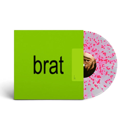 Charli XCX — Brat [Clear Pink Splatter Vinyl] — cover and packaging