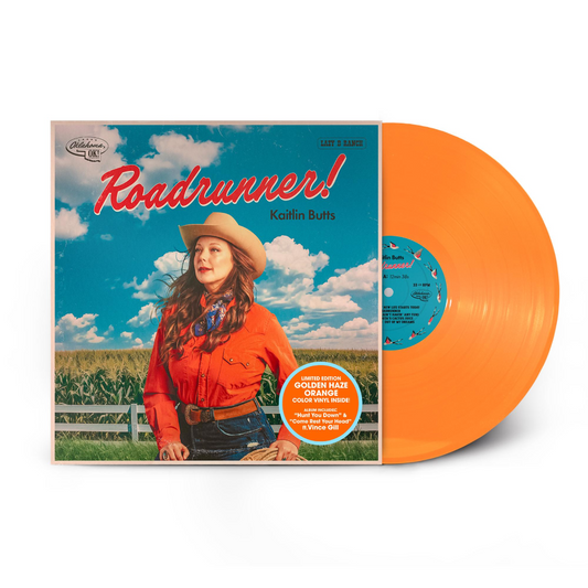 Kaitlin Butts — Roadrunner! [Golden Haze Orange Vinyl] — product artwork