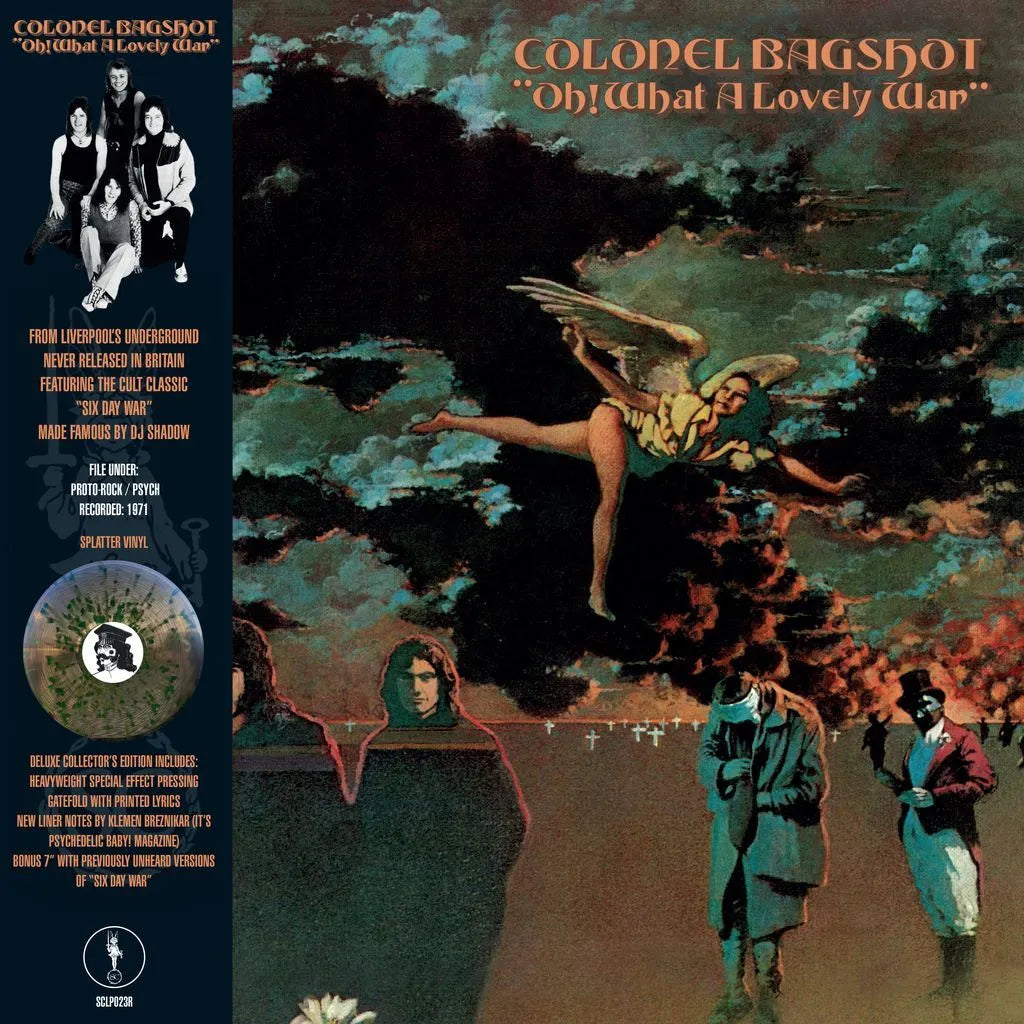Colonel Bagshot – Oh! What a Lovely War [Psychedelic Splatter LP + 7" Vinyl] — release artwork