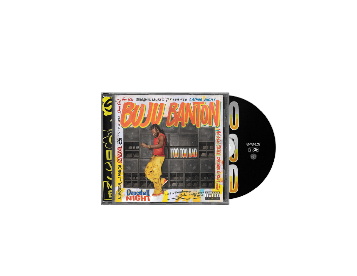 Buju Banton – Too Too Bad [CD] — release artwork