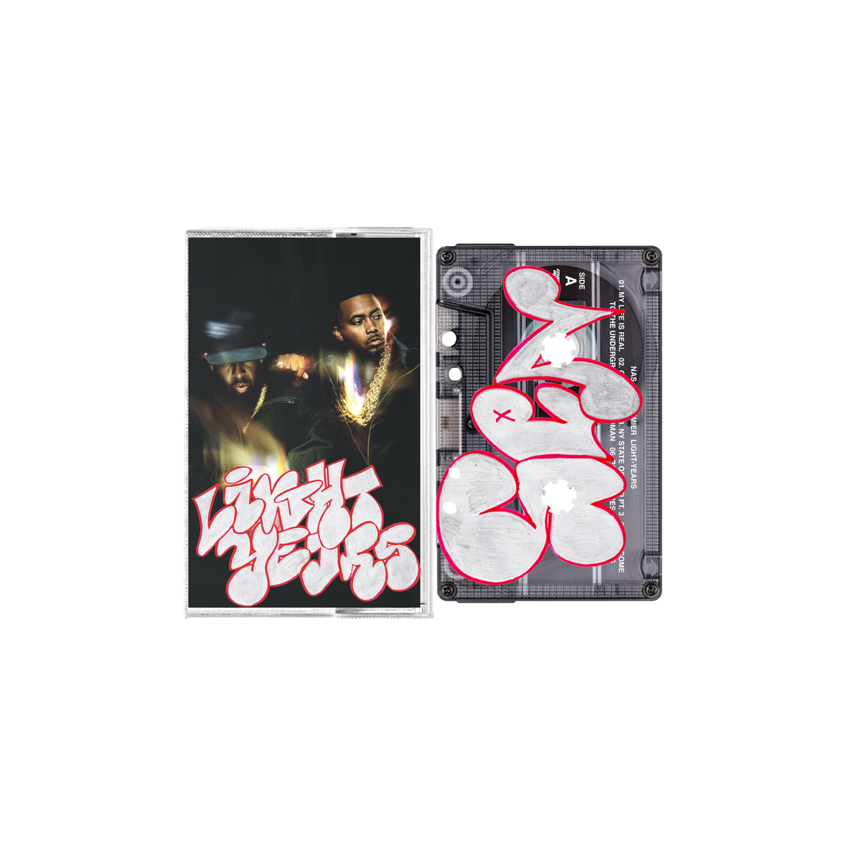 Nas & DJ Premier - Light-Years [Cassette] - cover and packaging