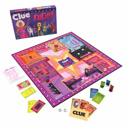 Clue: RuPaul's Drag Race Edition board game box