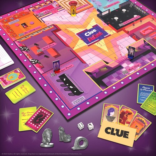 Clue: RuPaul's Drag Race Edition game board