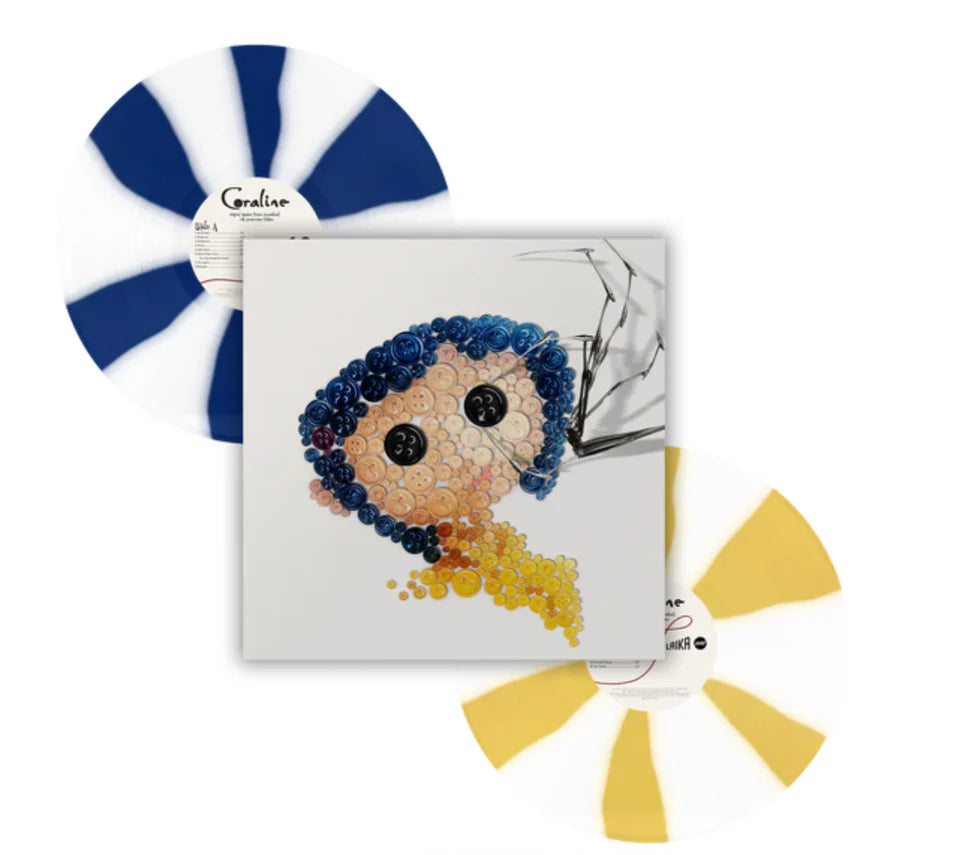 Coraline (Soundtrack) (15th Anniversary) [Glitter Blue and Yellow Vinyl] - Drowned World Records