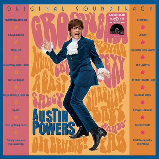 Austin Powers International Man of Mystery (Original Soundtrack) [Pink Orange Colored Vinyl]