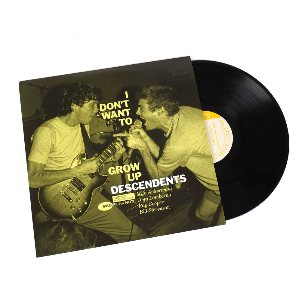 Descendents — I Don’t Want to Grow Up [Punk Note LP] — record and packaging