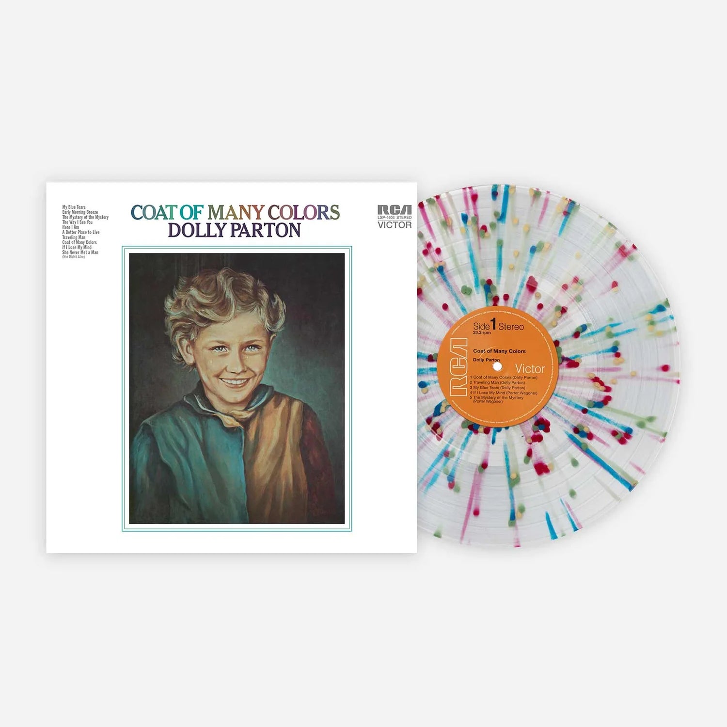 Coat of Many Colors [Rainbow Galaxy Splatter Vinyl] - Drowned World Records