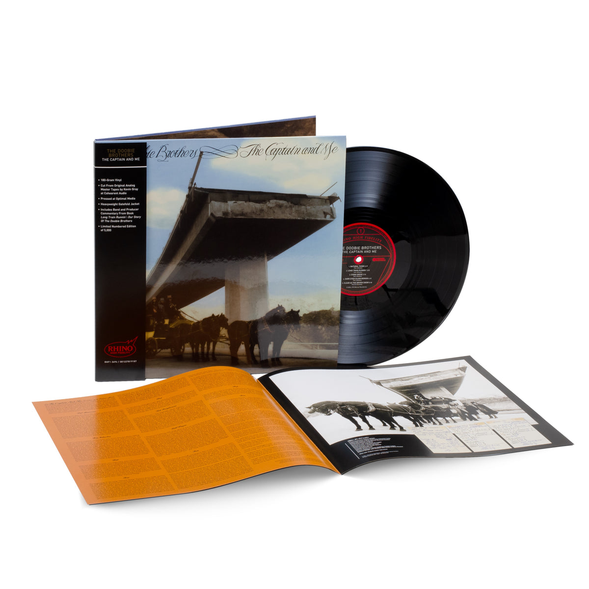 The Doobie Brothers – The Captain & Me [Rhino HiFi Numbered 180 Gram Vinyl] cover artwork