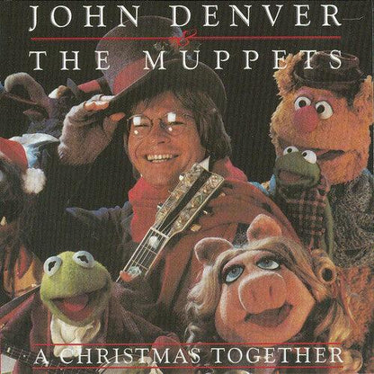 John Denver & the Muppets - A Christmas Together [Candy Cane Swirl LP] - cover and packaging