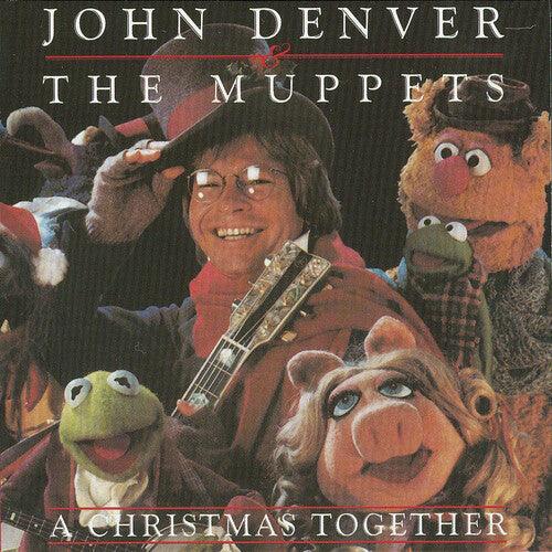 John Denver & the Muppets - A Christmas Together [Candy Cane Swirl LP] - cover and packaging
