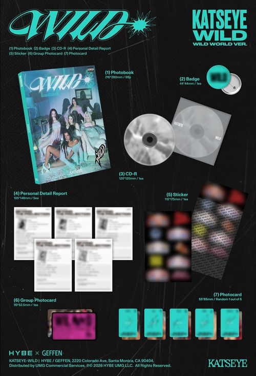 Katseye - Wild [Wild World CD + Photobook] — product artwork