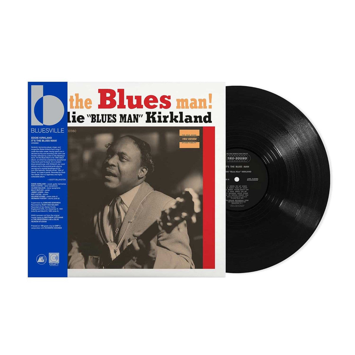 Eddie Kirkland - It's The Blues Man! (Bluesville Acoustic Sounds Series) [Vinyl] — product artwork