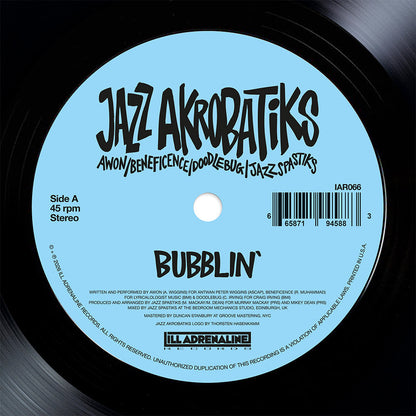 Jazz Akrobatiks - Bubblin' [7" Vinyl] — product artwork