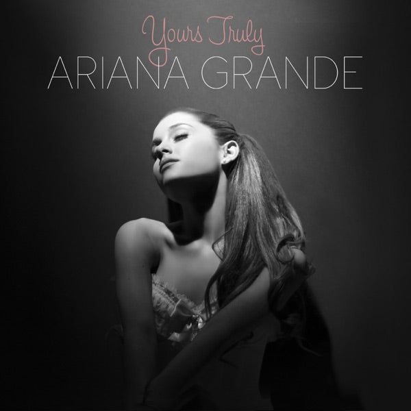 Ariana Grande - Yours Truly [Clear White Swirl Vinyl] — product artwork