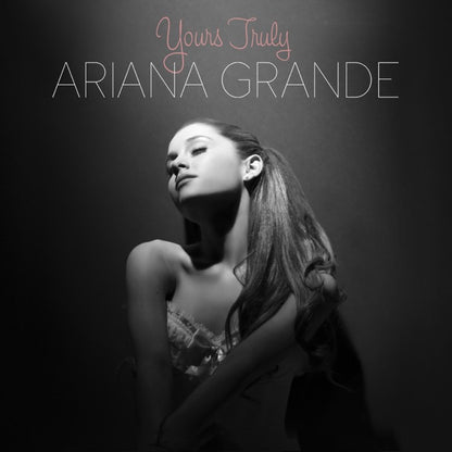 Ariana Grande - Yours Truly [Clear White Swirl Vinyl] — product artwork