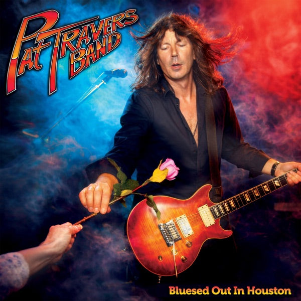 Pat Travers Band - Bluesed Out in Houston [2LP Blue Marbled Vinyl] — album cover and product artwork