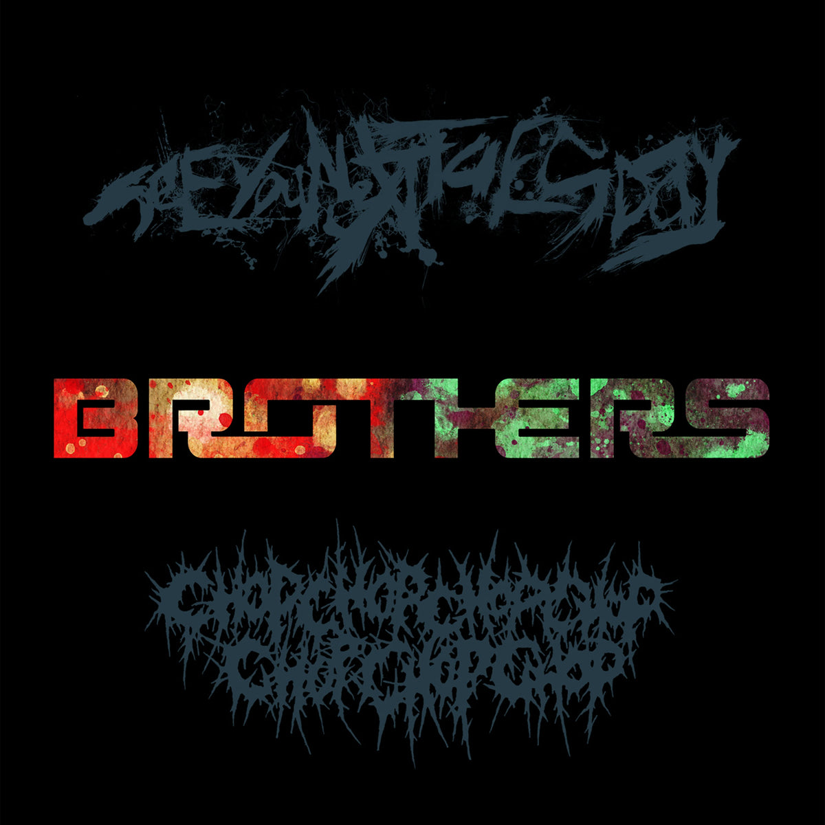 See You Next Tuesday & Chop7times - Brothers [7" Translucent Ruby Vinyl] — album cover and product artwork