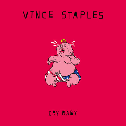 Vince Staples - Cry Baby [Baby Pink Vinyl] — album cover and product artwork