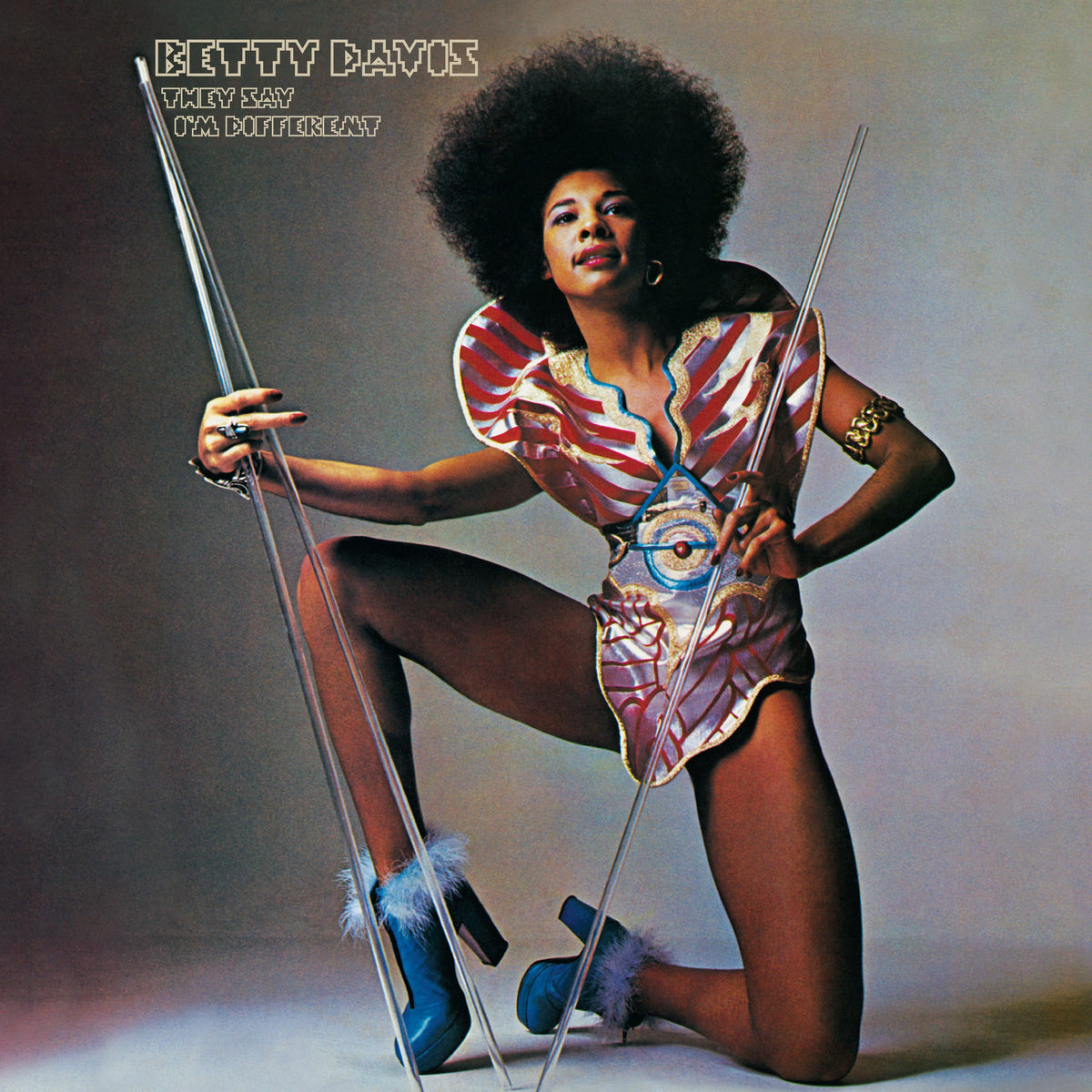 Betty Davis - They Say I'm Different [Pearl Flip / Horizon Vinyl] — album cover and product artwork