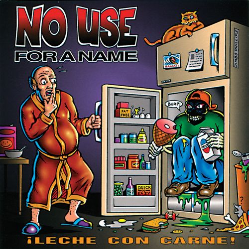 No Use For A Name - Leche Con Carne [Purple Vinyl] — album cover and product artwork