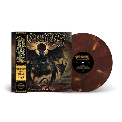 100 Demons - Embrace The Black Light [Vinyl] — album cover and product artwork