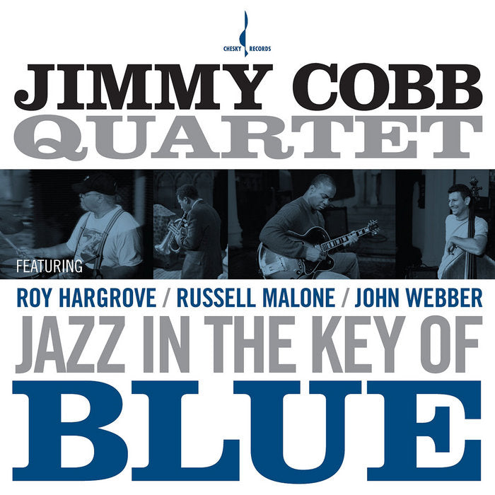 Jimmy Cobb - Jazz in the Key of Blue [Limited 1700 180g One-Step Blue Vinyl] — album cover and product artwork