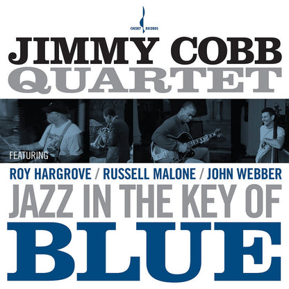 Jimmy Cobb - Jazz in the Key of Blue [Limited 1700 180g One-Step Blue Vinyl] — album cover and product artwork