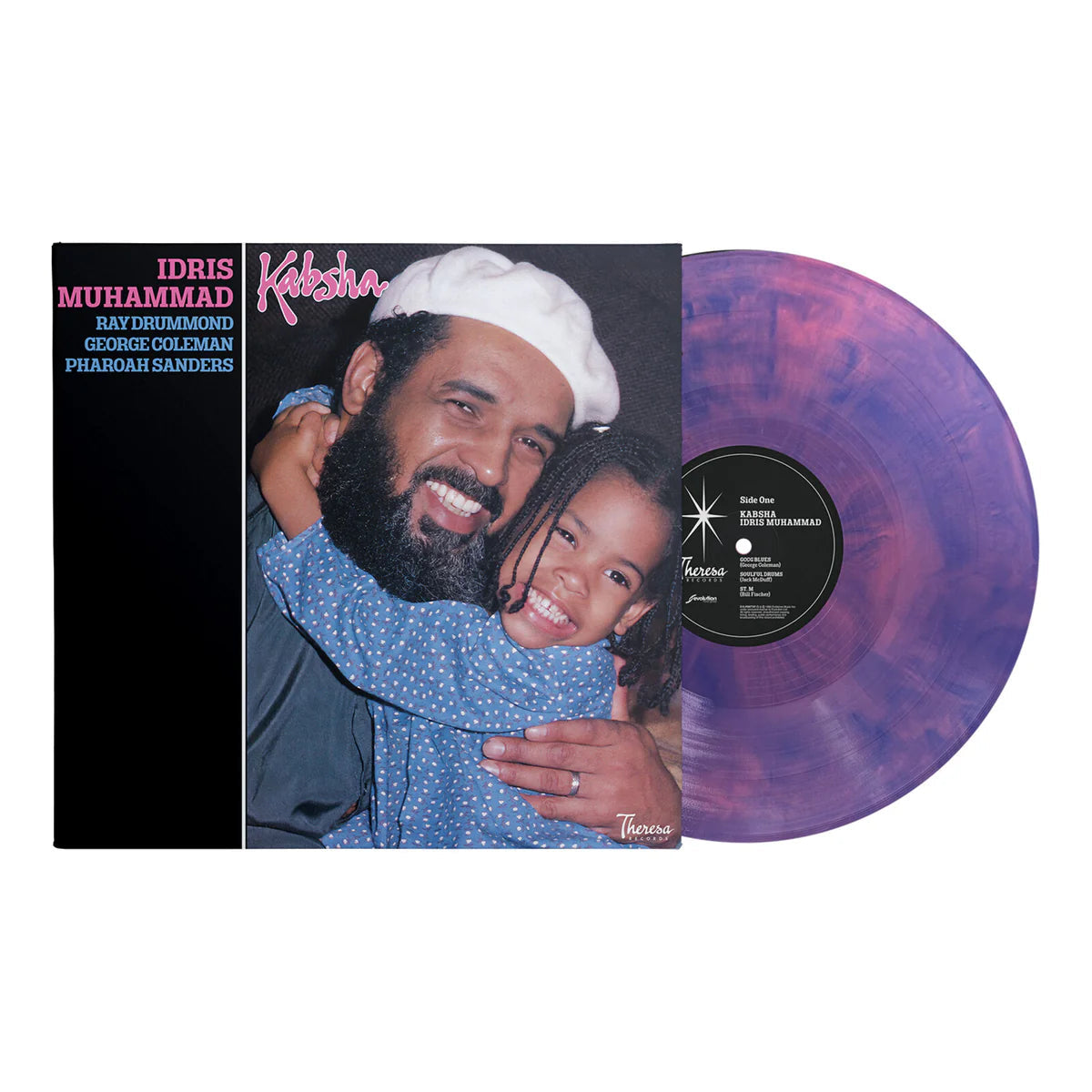 Idris Muhammad - Kabsha [Deep Pink 180g Vinyl] — album cover and product artwork