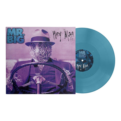 Mr. Big - Hey Man [30th Anniversary 180g One-Step Deep Cyan Vinyl] — album cover and product artwork