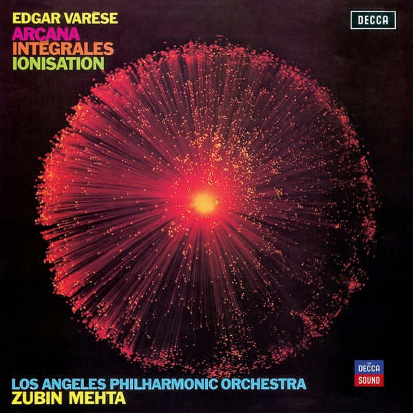 Zubin Mehta & Los Angeles Philharmonic - Varèse: Arcana; Intégrales; Ionisation [180g Vinyl] — album cover and product artwork