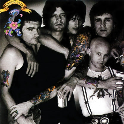 Rose Tattoo - Assault & Battery [Numbered 1000 140g White & Black Swirled Vinyl] — cover and product artwork