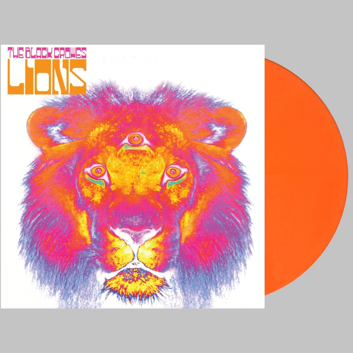 The Black Crowes - Lions [25th Anniversary 2LP Clear Orange Crush Vinyl] — cover and product artwork