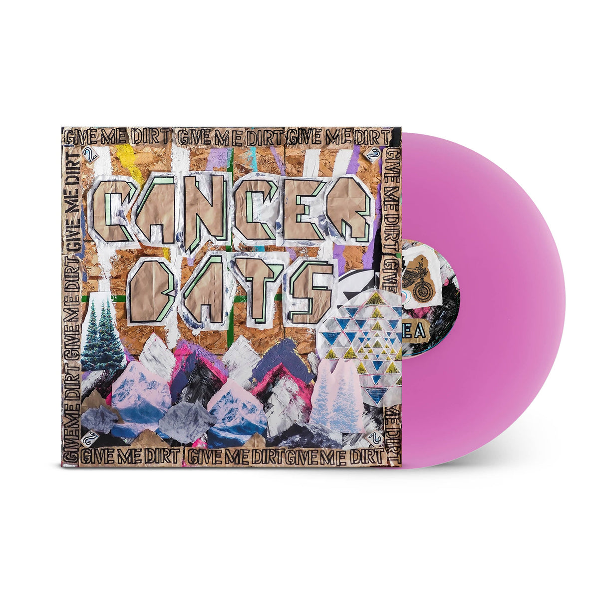 Cancer Bats - Give Me Dirt [Pink Vinyl] — cover and product artwork