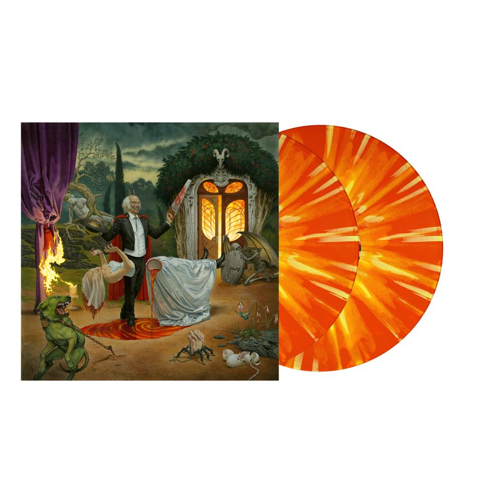 Anthrax - Cursum Perficio [Red Yellow Orange Splatter Vinyl 2LP] cover artwork