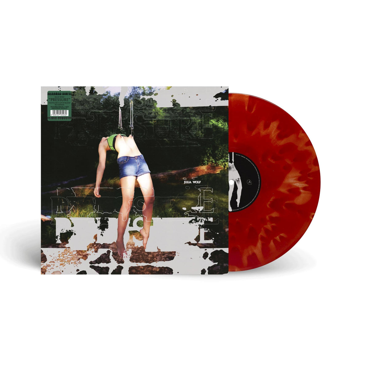 Julia Wolf - Pressure [Red Vinyl LP] cover artwork
