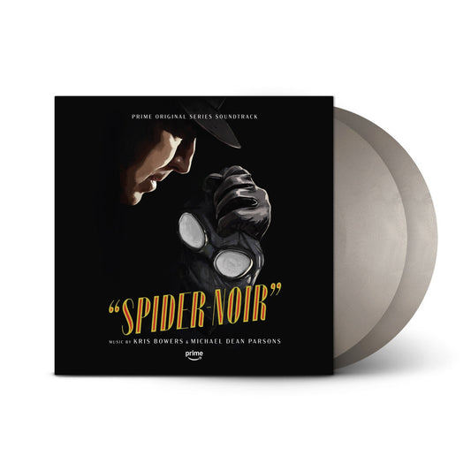 Kris Bowers & Michael Dean Parsons - Spider-Noir (Prime Original Series Soundtrack) [Opaque Silver 2LP] cover artwork