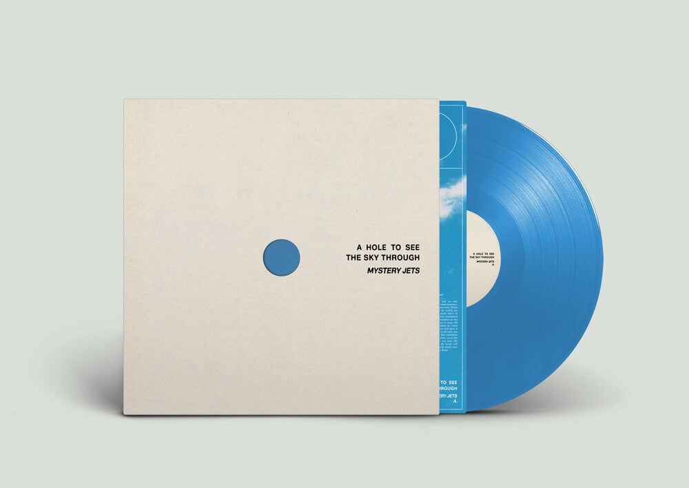 Mystery Jets - A Hole to See the Sky Through [Blue Vinyl LP] cover artwork