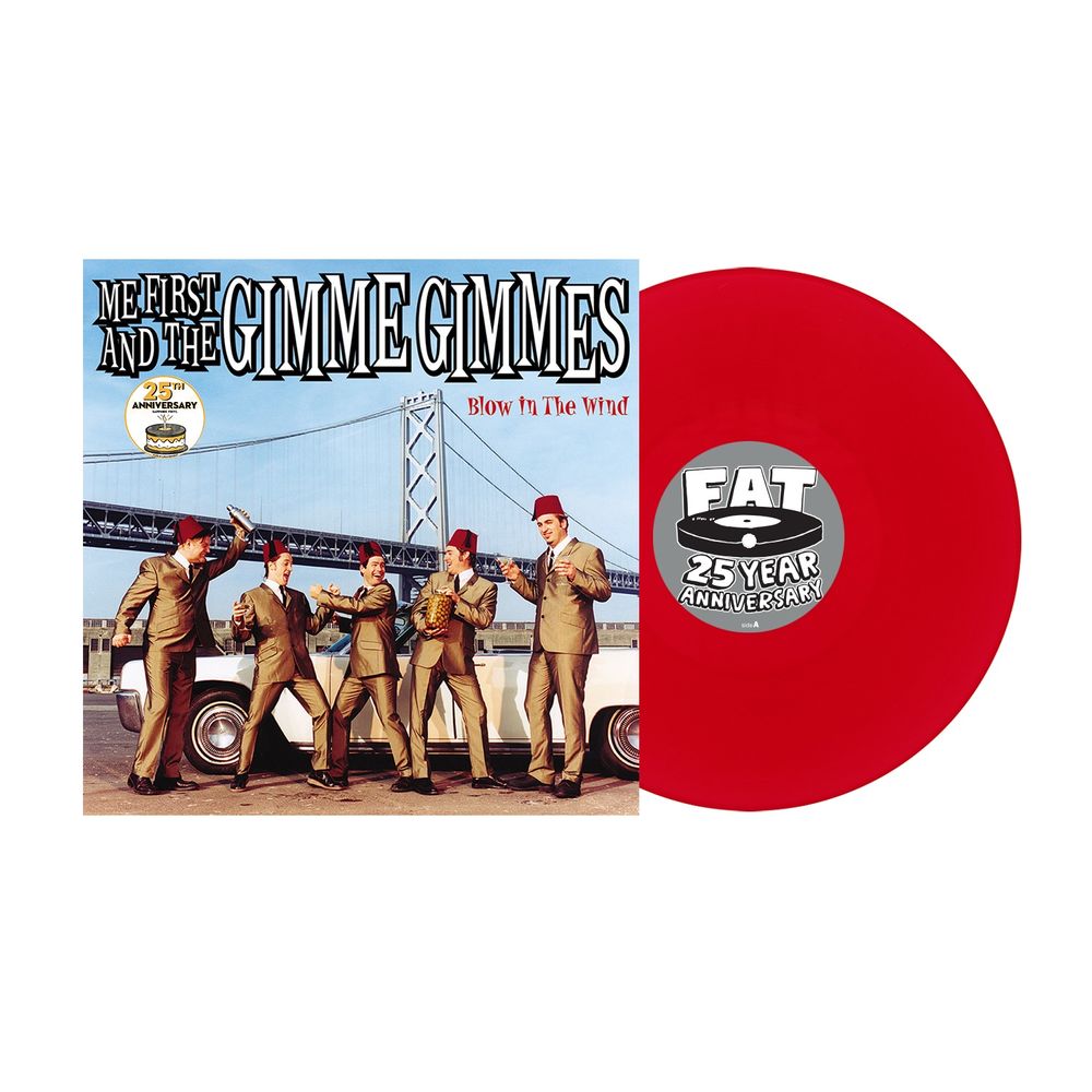 Me First & the Gimme Gimmes - Blow in the Wind [Anniversary Apple Red Vinyl LP] cover artwork