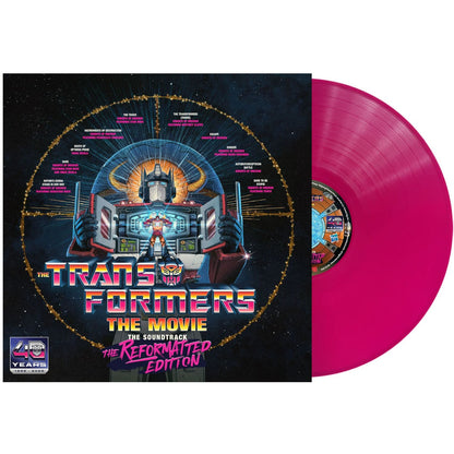 Various Artists - The Transformers: The Movie — The Reformatted Edition (Soundtrack Tribute) [Energon Pink Vinyl LP] cover artwork