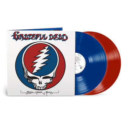 Grateful Dead - Steal Your Face [50th Anniversary Grateful Red & Stealie Blue Vinyl 2LP] cover artwork