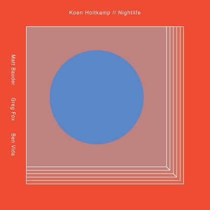 Koen Holtkamp – Nightlife album artwork and packaging