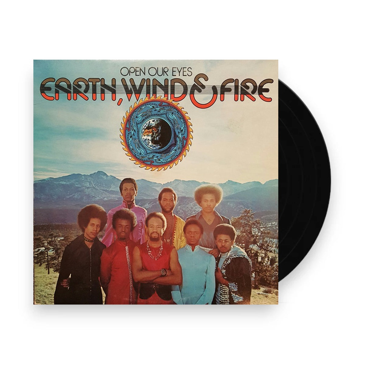 Earth, Wind & Fire - Open Our Eyes cover artwork