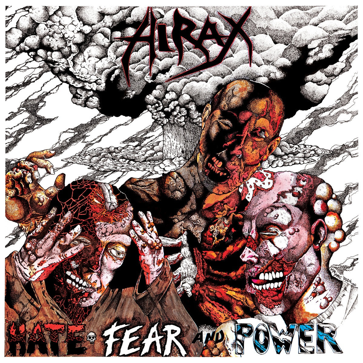 Hirax - Hate, Fear and Power cover artwork
